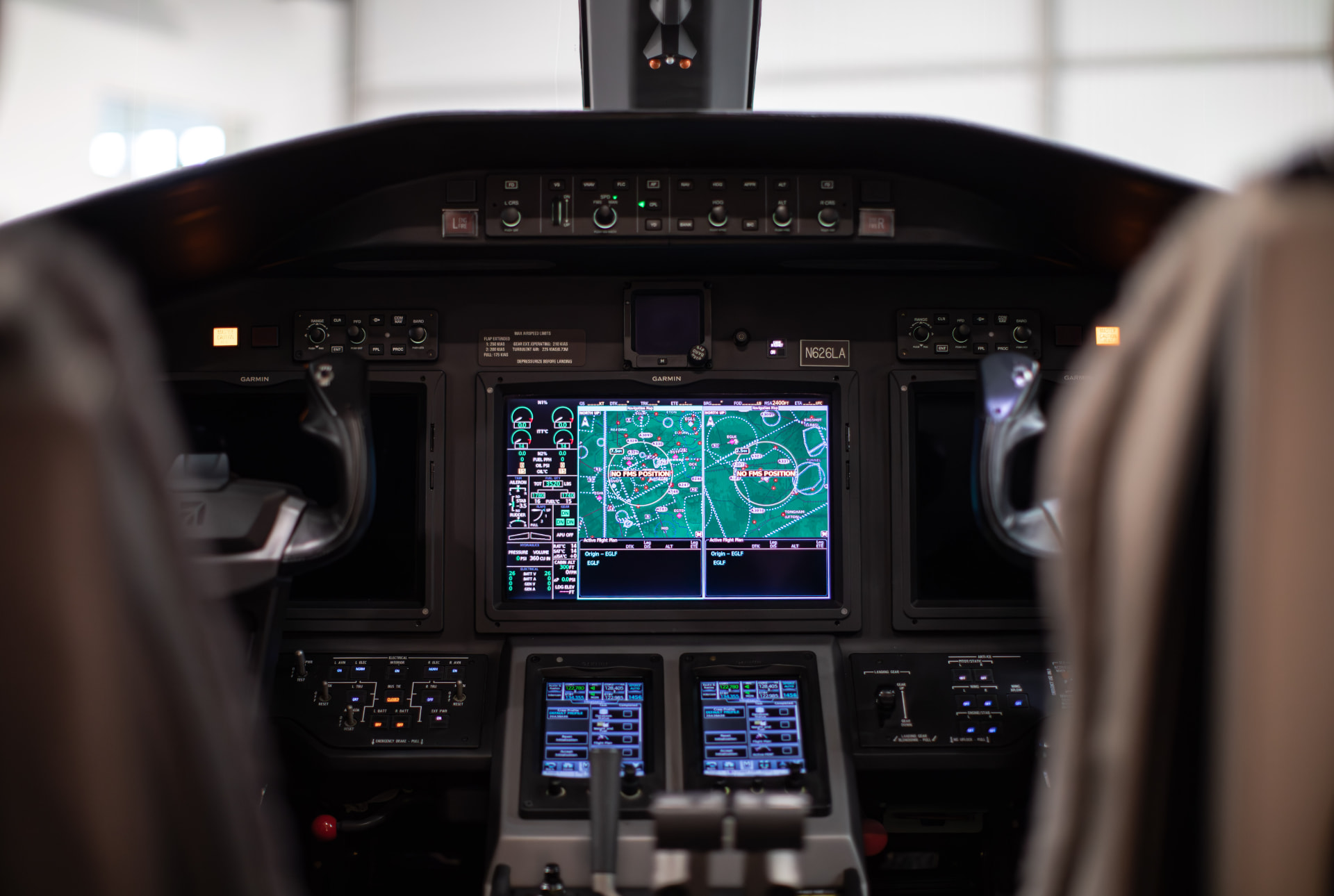 Cockpit avionics detail